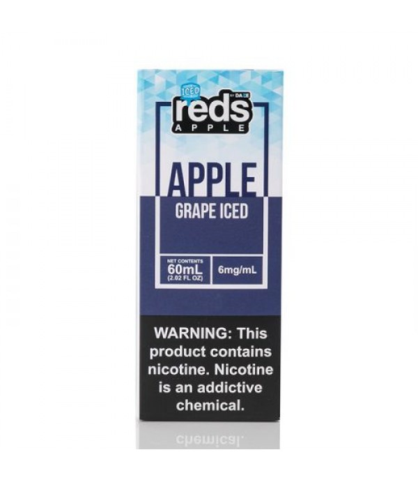 ICED GRAPE - Reds Apple E-Juice - 7 Daze - 60mL
