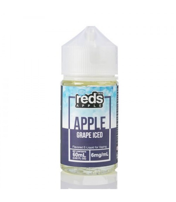ICED GRAPE - Reds Apple E-Juice - 7 Daze - 60mL