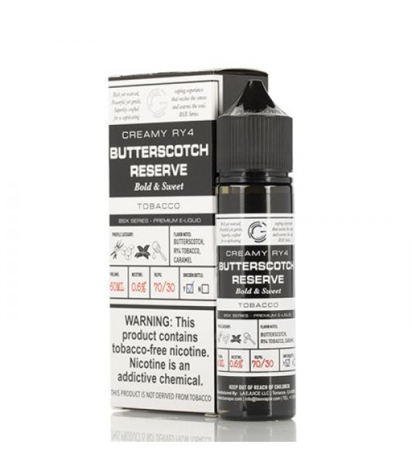 Butterscotch Reserve - Basix Series - Glas E-Liquid - 60mL