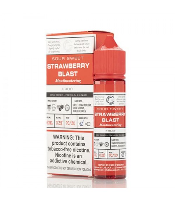 Strawberry Blast - Basix Series - Glas E-Liquid - 60mL