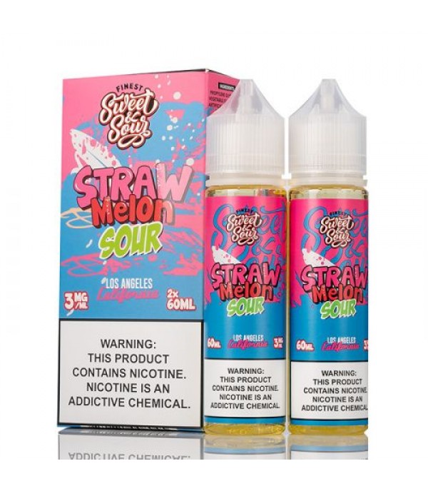 Straw Melon Sour Belts - Finest Sweet & Sour - 120mL
