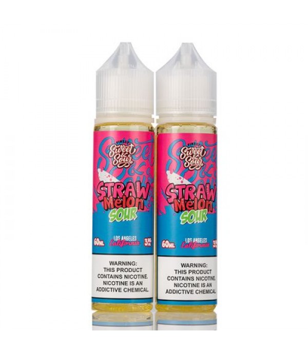 Straw Melon Sour Belts - Finest Sweet & Sour - 120mL