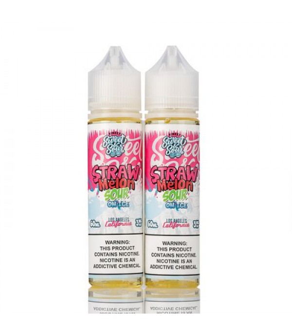Straw Melon Sour Belts on ICE - Finest Sweet & Sour - 120mL