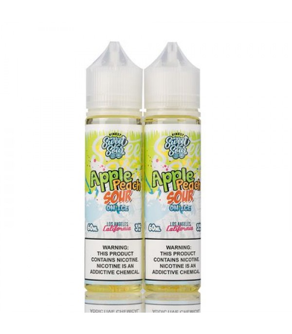 Apple Peach Sour Rings on ICE - Finest Sweet & Sour - 120mL