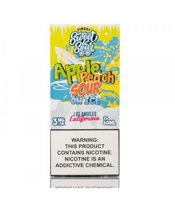 Apple Peach Sour Rings on ICE - Finest Sweet & Sour - 120mL