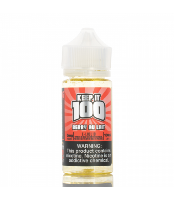 Berry Au Lait - Keep It 100 E-Liquid - 100mL