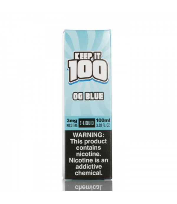 OG Blue - Keep It 100 E-Liquid - 100mL