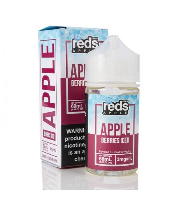 ICED BERRIES - Reds Apple E-Juice - 7 Daze - 60mL