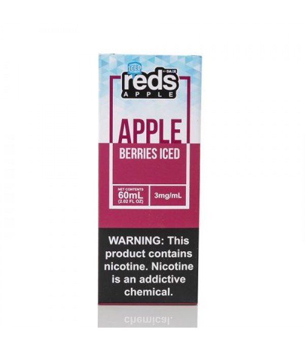 ICED BERRIES - Reds Apple E-Juice - 7 Daze - 60mL