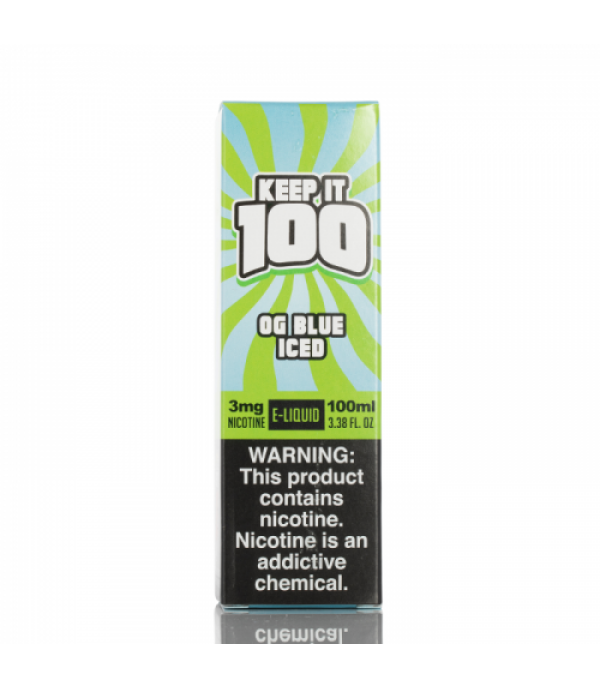OG Blue ICED - Keep It 100 E-Liquid - 100mL