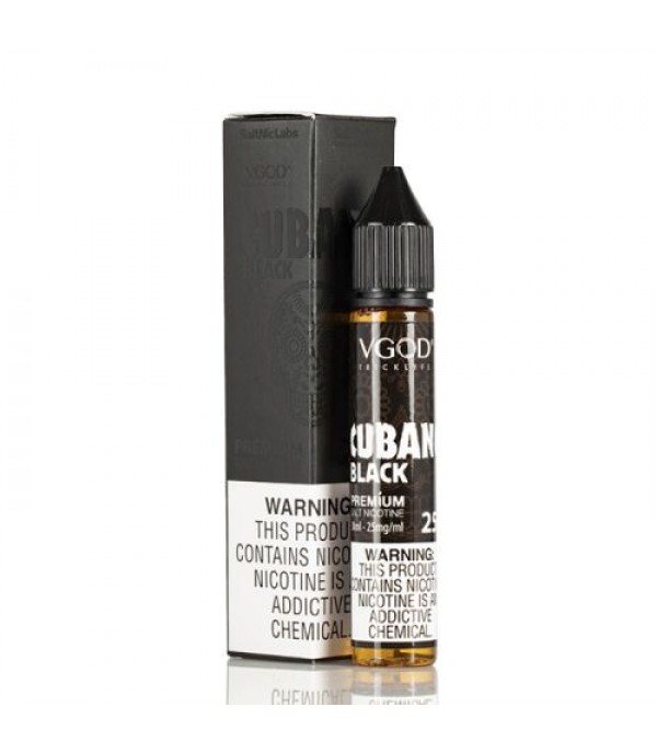 Cubano Black - VGOD SaltNic - 30mL