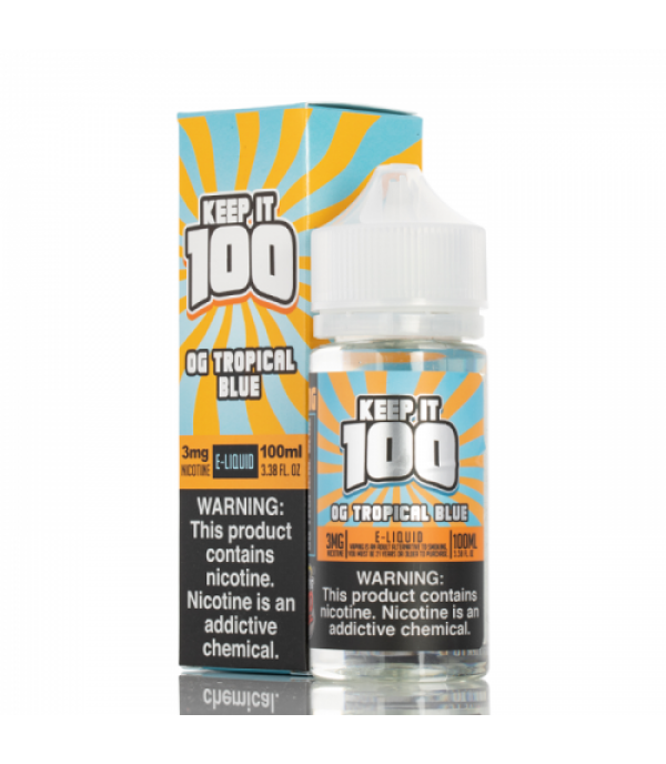 OG Tropical Blue - Keep It 100 E-Liquid - 100mL