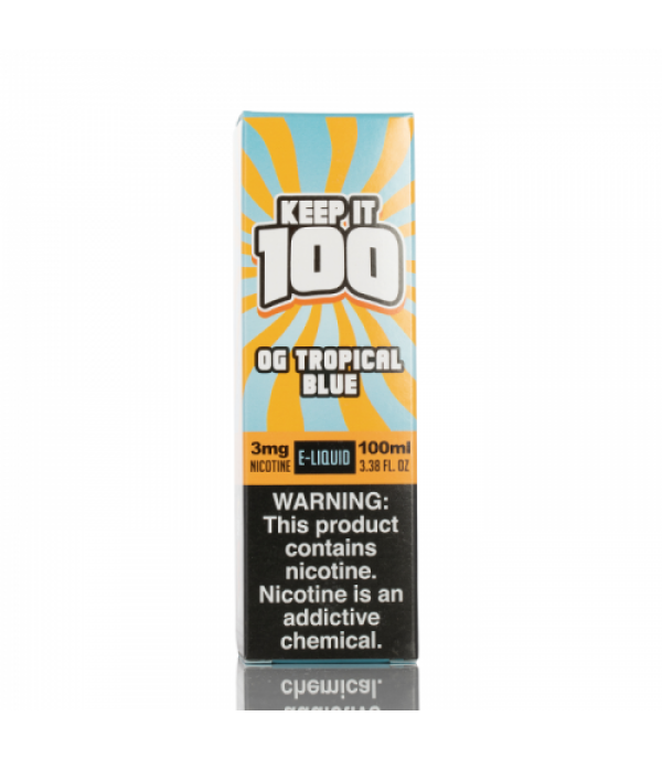 OG Tropical Blue - Keep It 100 E-Liquid - 100mL