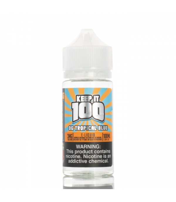 OG Tropical Blue - Keep It 100 E-Liquid - 100mL