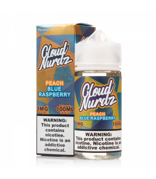 Peach Blue Razz - Cloud Nurdz E-Liquid - 100mL