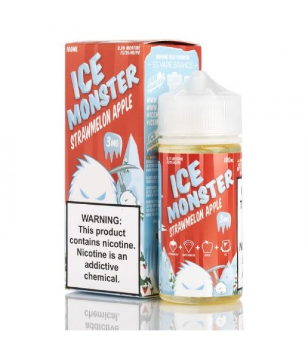 ICE Monster - Strawmelon Apple - Jam Monster Liquids - 100mL