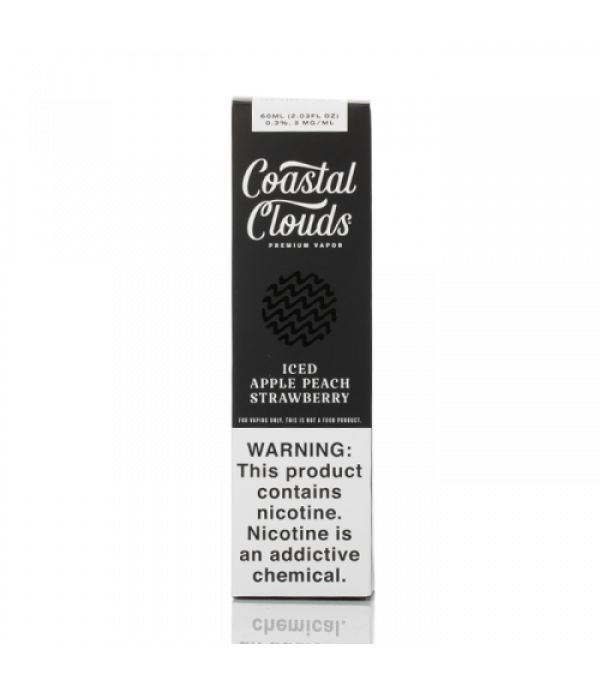 ICED Apple Peach Strawberry - Coastal Clouds Co. - 60mL