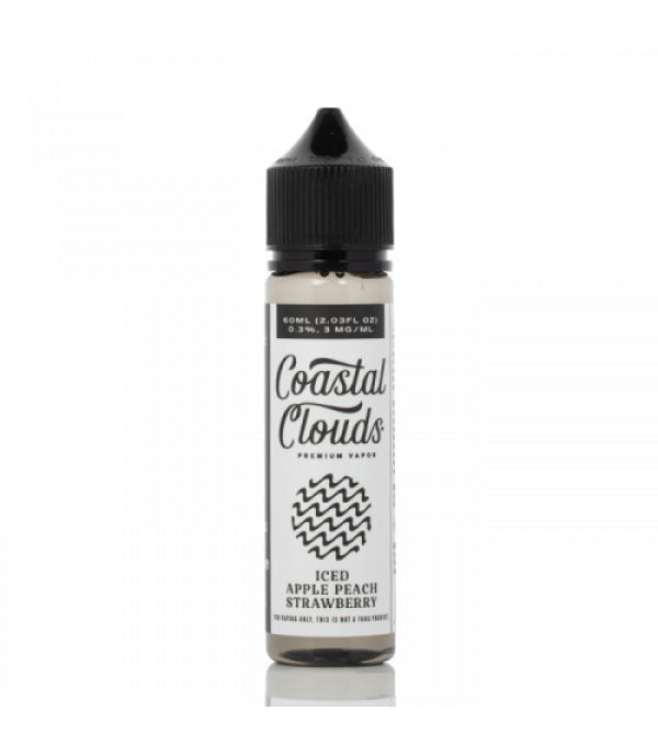 ICED Apple Peach Strawberry - Coastal Clouds Co. - 60mL