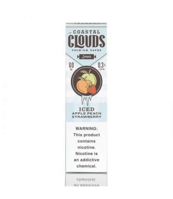 ICED Apple Peach Strawberry - Coastal Clouds Co. - 60mL