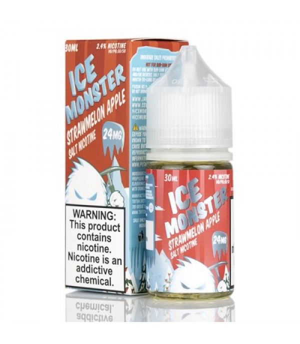 ICE Strawmelon Apple - Jam Monster SALT Liquids - 30mL