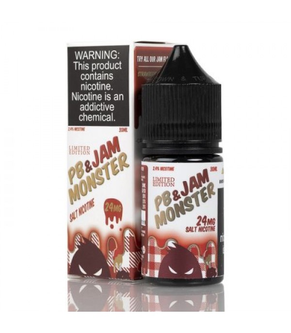 PB & Jam Monster STRAWBERRY - Jam Monster SALT Liquids - 30mL