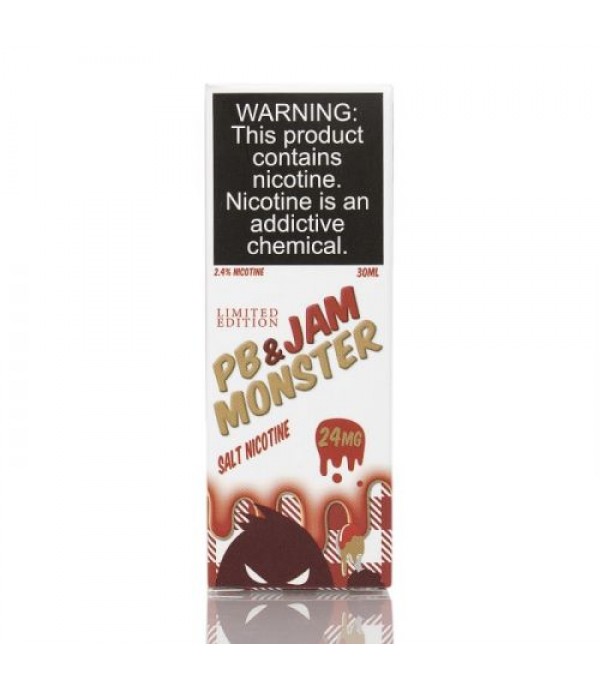 PB & Jam Monster STRAWBERRY - Jam Monster SALT Liquids - 30mL