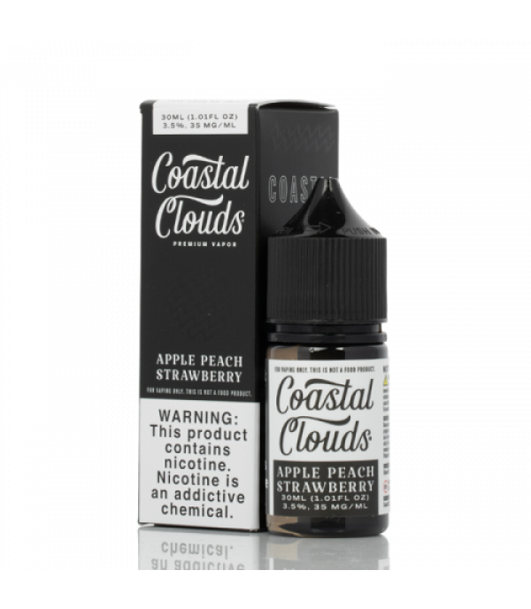 Saltwater Apple Peach Strawberry - Coastal Clouds Co. - 30mL