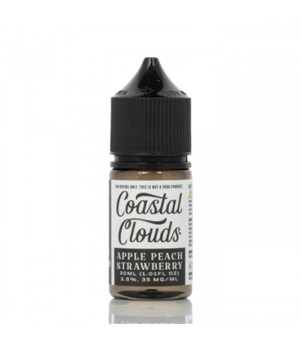 Saltwater Apple Peach Strawberry - Coastal Clouds Co. - 30mL