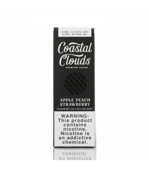 Saltwater Apple Peach Strawberry - Coastal Clouds Co. - 30mL