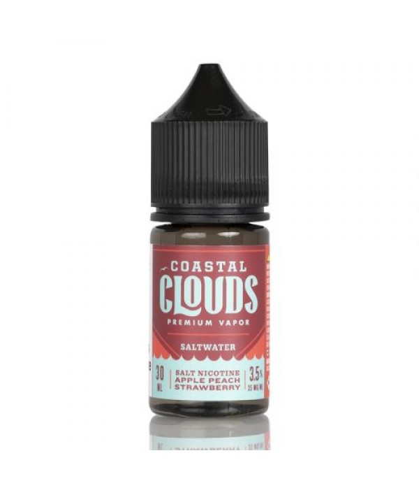 Saltwater Apple Peach Strawberry - Coastal Clouds Co. - 30mL