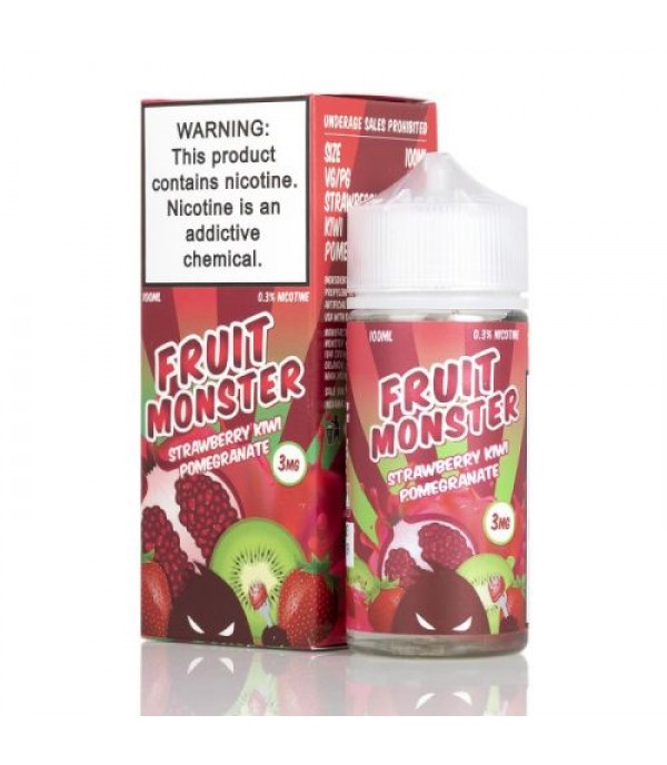 Strawberry Kiwi Pomegranate - Fruit Monster - Jam Monster Liquid - 100mL