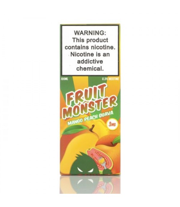 Mango Peach Guava - Fruit Monster - Jam Monster Liquid - 100mL