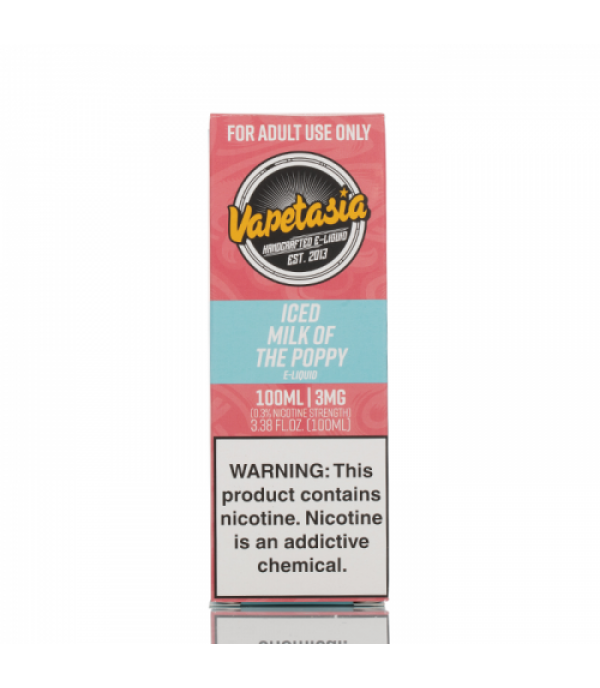 ICED Milk Of The Poppy - Vapetasia - 100mL