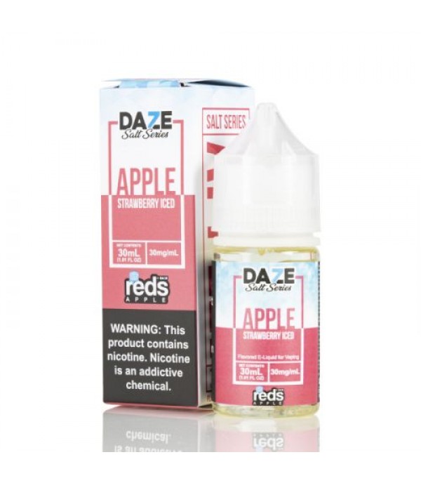 ICED STRAWBERRY - Red's Apple E-Juice - 7 DAZE SALT - 30mL