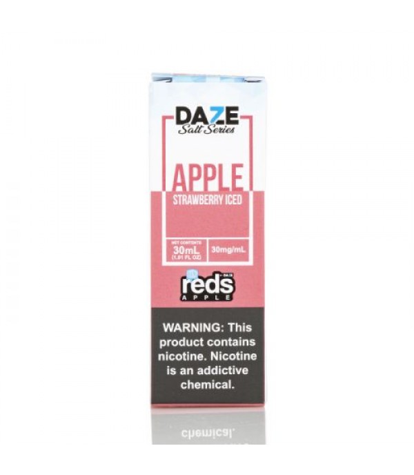 ICED STRAWBERRY - Red's Apple E-Juice - 7 DAZE SALT - 30mL