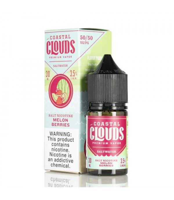 Melon Berries Salt Nic - Coastal Clouds Co - 30mL