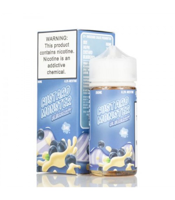 Blueberry Custard - Custard Monster - Jam Monster Liquids - 100mL