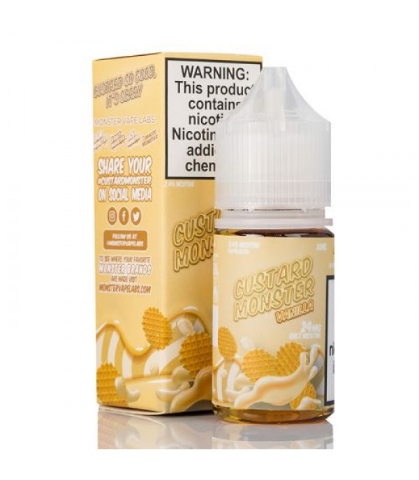 Vanilla Custard - Custard Monster SALTS - 30mL