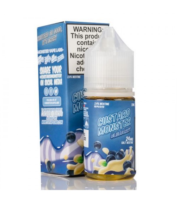 Blueberry Custard - Custard Monster SALTS - 30mL