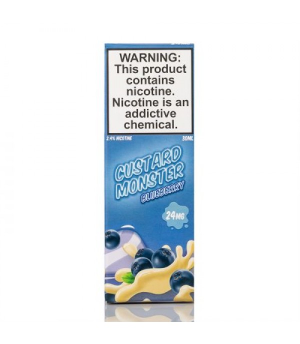 Blueberry Custard - Custard Monster SALTS - 30mL