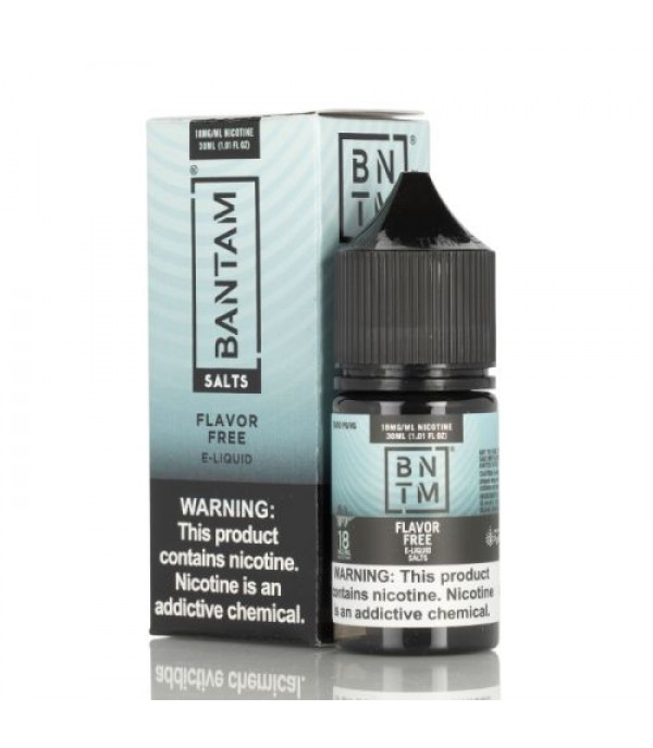 Flavor Free SALTS - Bantam Vape - 30mL