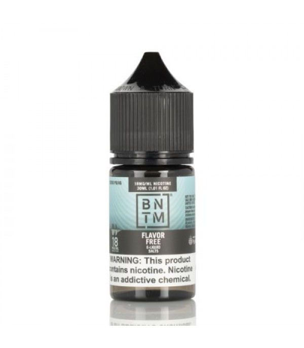 Flavor Free SALTS - Bantam Vape - 30mL