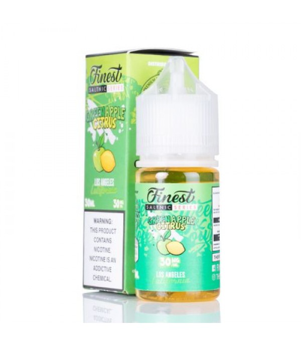 Green Apple Citrus - Sweet and Sour - The Finest SALTNIC - 30mL