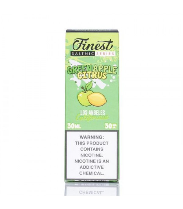Green Apple Citrus - Sweet and Sour - The Finest SALTNIC - 30mL