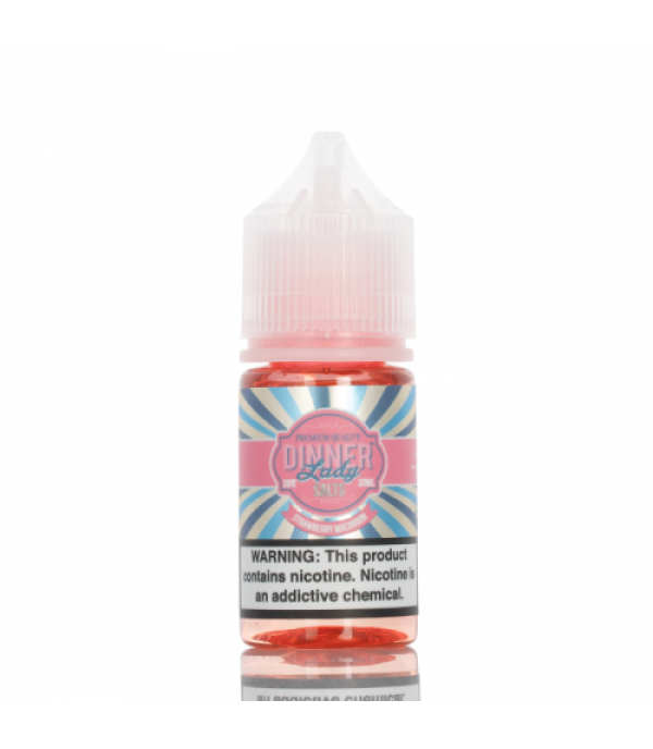 Strawberry Macaroon SALTS - Vape Dinner Lady E-Liquid - 30mL