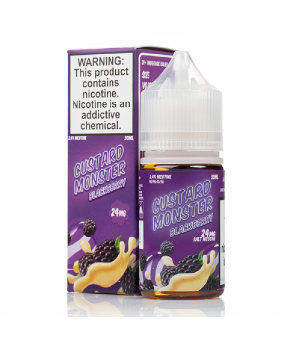 Blackberry - Custard Monster SALT - 30mL