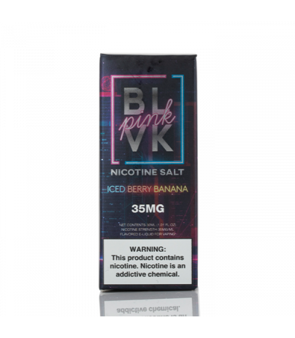 ICED Berry BANANA SALT - BLVK Pink Series - BLVK Unicorn - 30mL