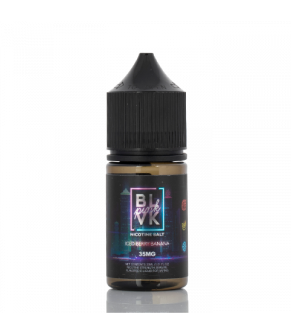 ICED Berry BANANA SALT - BLVK Pink Series - BLVK Unicorn - 30mL