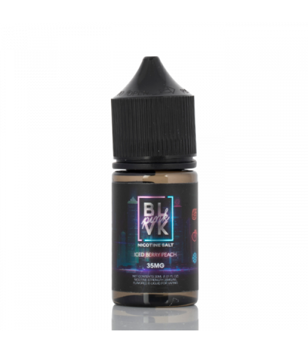 ICED Berry PEACH SALT - BLVK Pink Series - BLVK Unicorn - 30mL