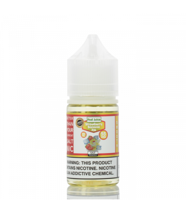 Strawberry Banana ICE - Pod Juice E-Liquid - 30mL
